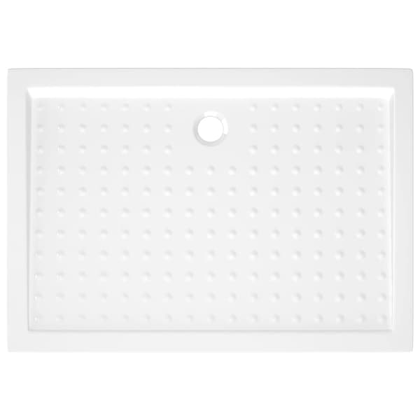 Duschkar med prickar vit 70x100x4 cm ABS