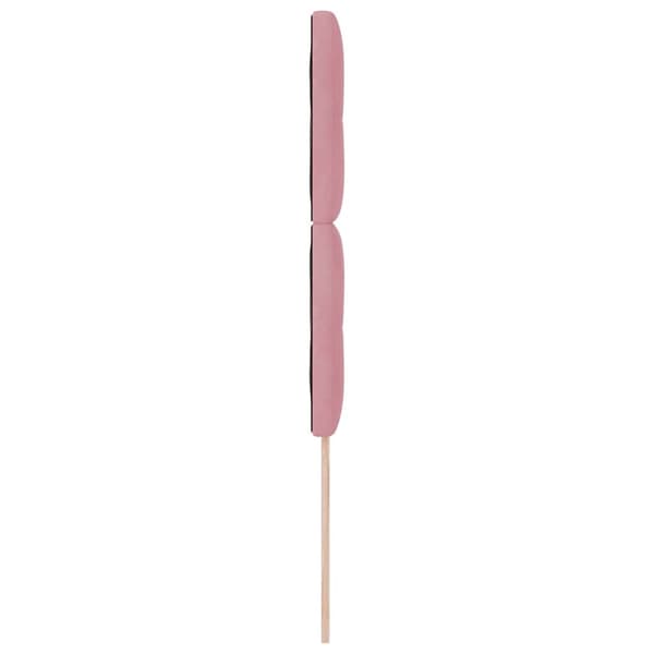Huvudgavel Rosa 100 cm Sammet