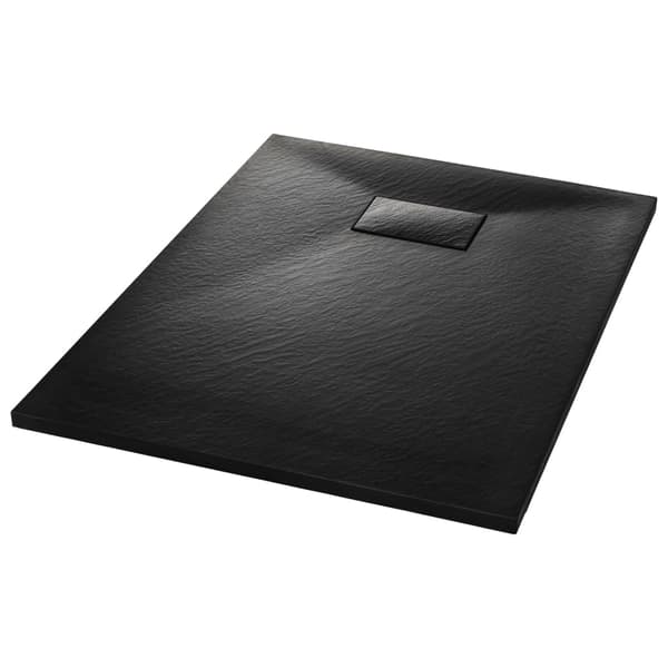 Duschkar SMC svart 100x70 cm