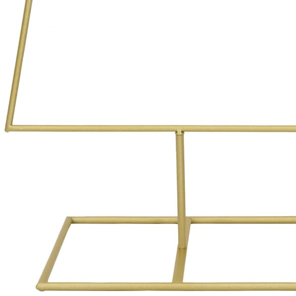 Metall julgran med stativ Guld 150 cm Pulverlackerad stål