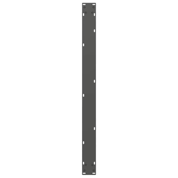 Matbordsben U-formade 3 st antracit 100x(72-73) cm stål