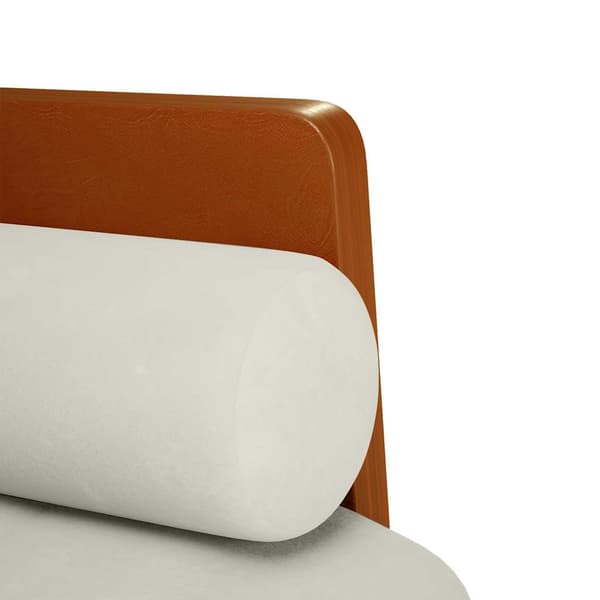 Loveseat soffa med dynor gräddvit 110 cm sammet