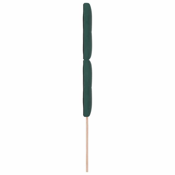 Huvudgavel Mörkgrön 100 cm Sammet