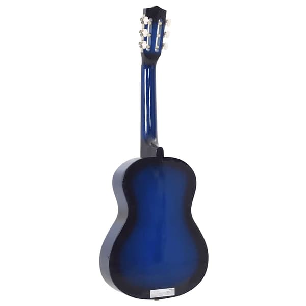 Gitarr för nybörjare och barn klassisk blå 1/2 34"