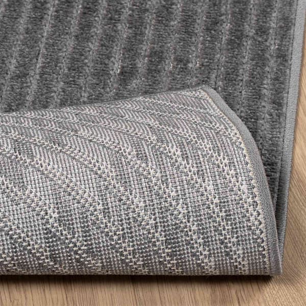 Områdesmattor PALMERAS Antracit 280 x 200 cm Polyester