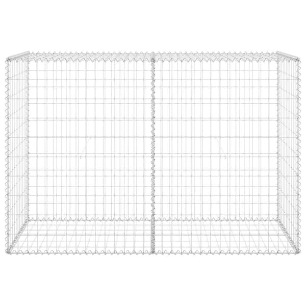 Gabionmur galvaniserat stål 150x60x100 cm