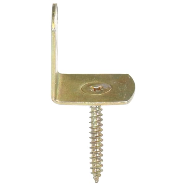L-beslag till staketpanel 4 st galvaniserad metall