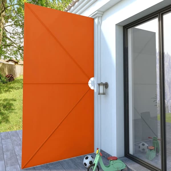 Sidomarkis för terrass terrakotta 400x200 cm
