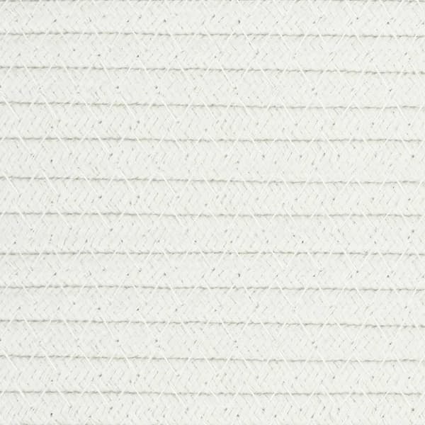 Förvaringskorg vit Ø38x36 cm bomull