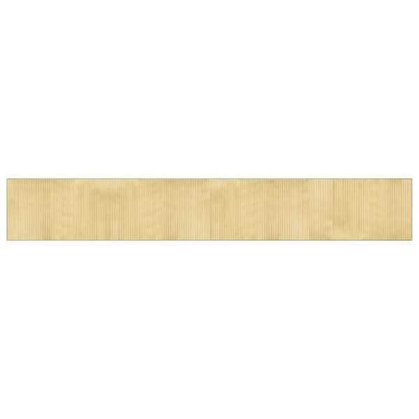Matta rektangulär ljus naturlig 60x400 cm bambu