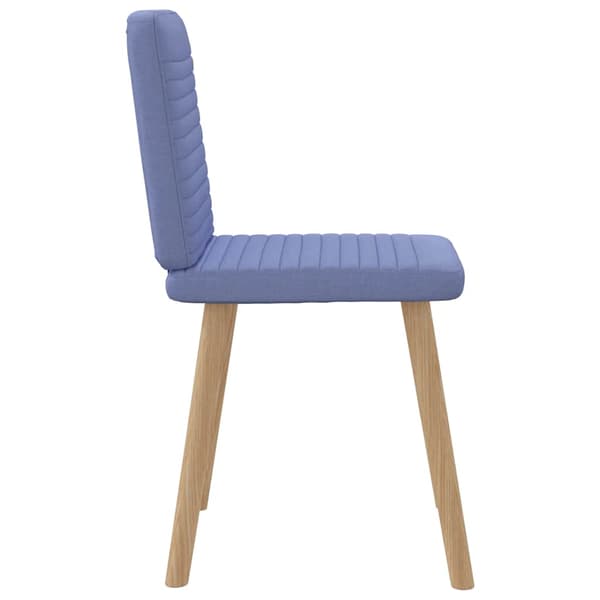 Matstolar 4 st Jeans blått tyg