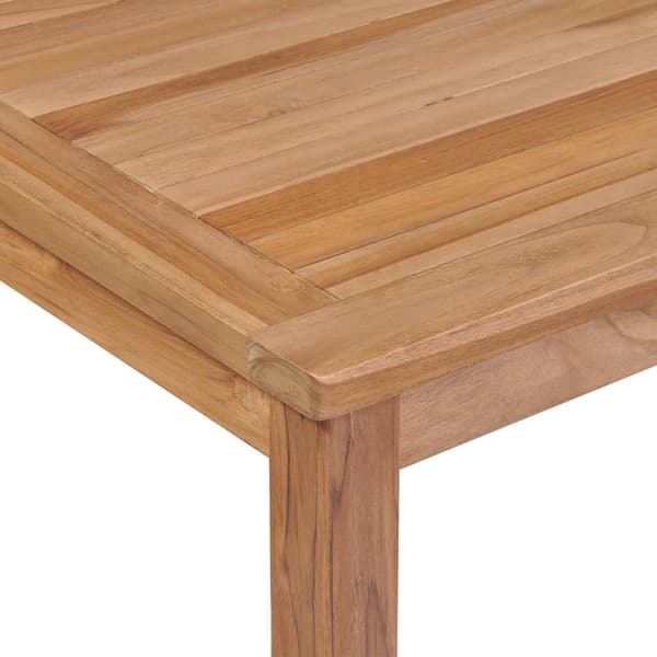 Trädgårdsbord 200x100x77 cm massiv teak