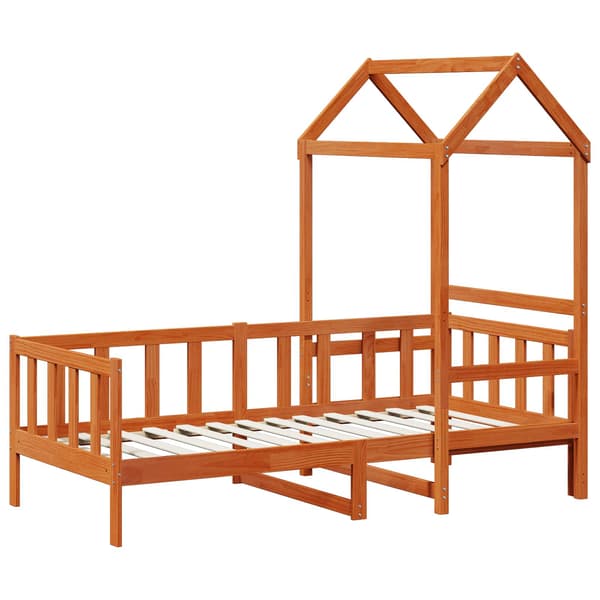 Dagbädd Set 2 pcs Vaxbrun Massiv furu