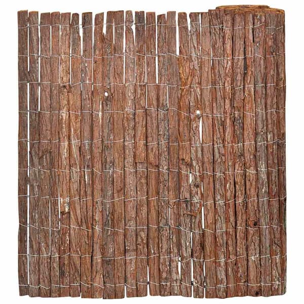 Barkstaket 100 x 600 cm Bark Brun