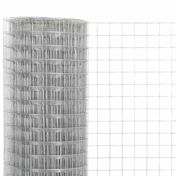 Hönsnät galvaniserat stål 10x0,5 m silver