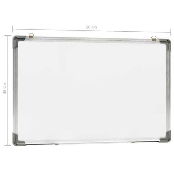 Magnetisk whiteboard vit 50x35 cm stål