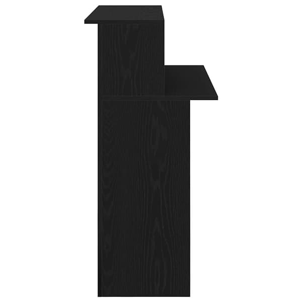 Receptionsdisk svart 100x50x103,5 cm konstruerat trä