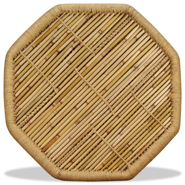 Soffbord bambu oktogon 60x60x45 cm
