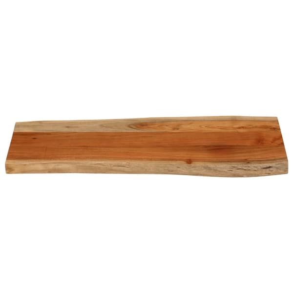 Bordsskiva 80x40x3,8 cm rektangulär massiv akacia rustik kant
