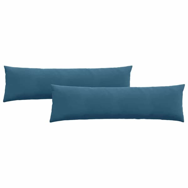 Sofakuddar 2 pcs Blå 145 x 40 cm Kordread tyg