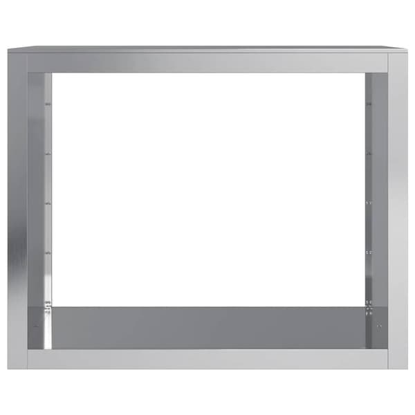 Vedställ 100x40x80 cm galvaniserat stål