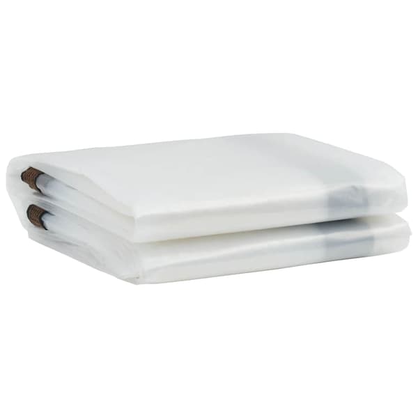 Klar presenning med öljetter 4x12 m polyeten
