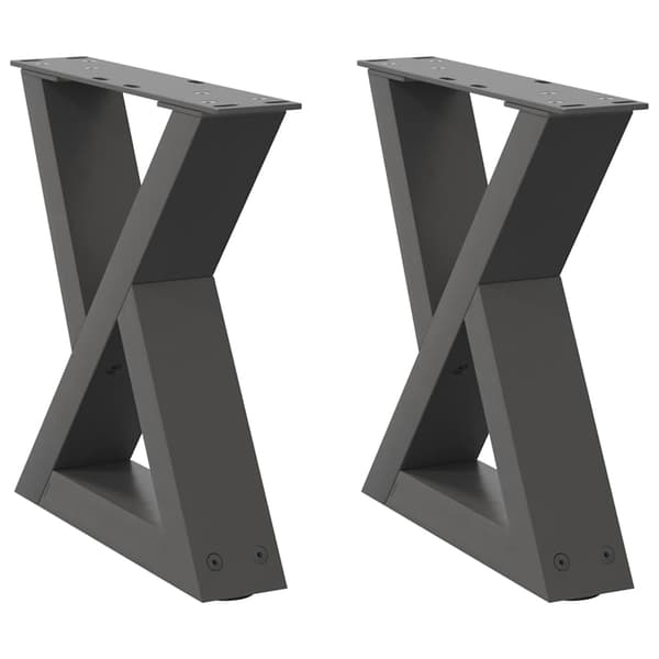 Soffbordsben 2 st antracit 40x(30-31,3) cm stål