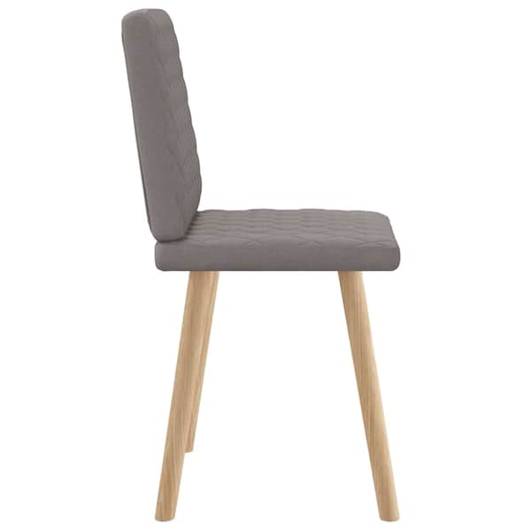 Matstolar 2 st taupe tyg