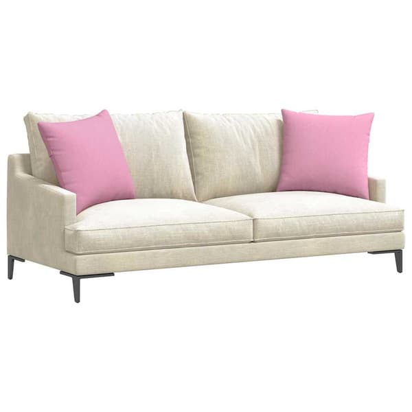 Sofakuddar 2 pcs Rosa 50 x 50 cm tyg