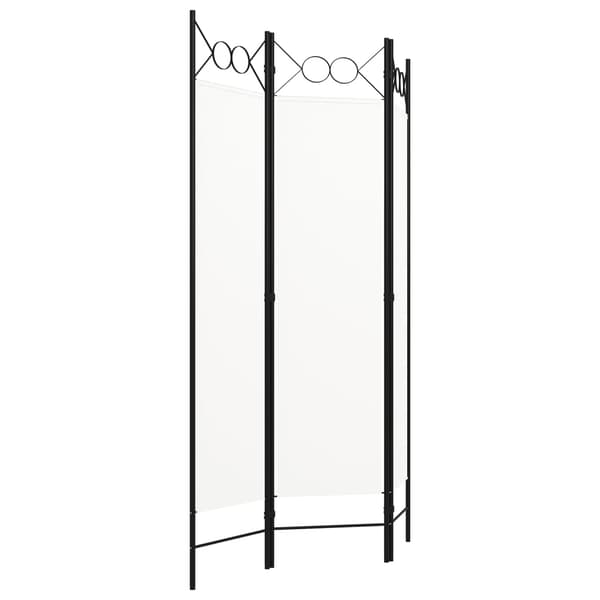 Rumsavdelare 3 paneler vit 120x180 cm