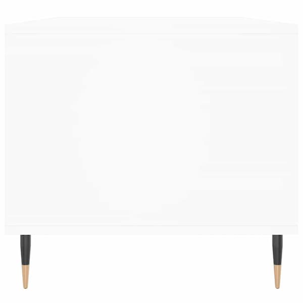 Soffbord vit 90x49x45 cm konstruerat trä