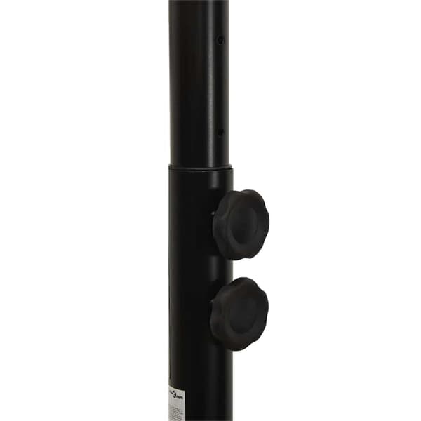 Basketkorg med stativ vit 216-250 cm polyeten