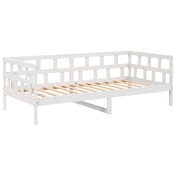 Dagbädd vit 90x200 cm massiv furu