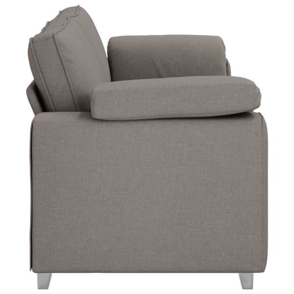 3-Sits soffa Taupe 220 cm tyg