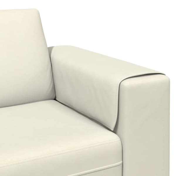 Vardagsrumsoffa Kräm 250 x 77 x 76 cm