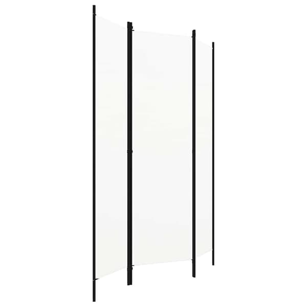 Rumsavdelare 3 paneler vit 150x180 cm