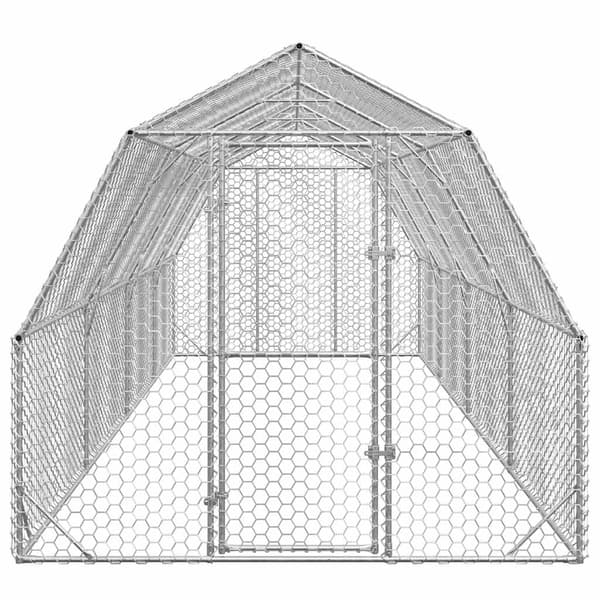 Hönsgård 2,5x8x2,25 m galvaniserat stål
