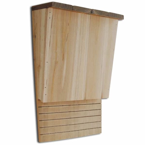 Fladdermushus 4 st 22x12x34 cm trä