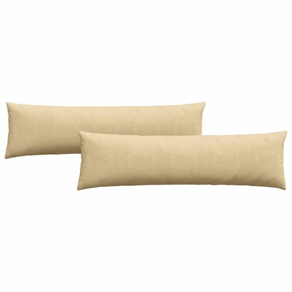 Sofakuddar 2 pcs Grågrön 145 x 40 cm Kordread tyg