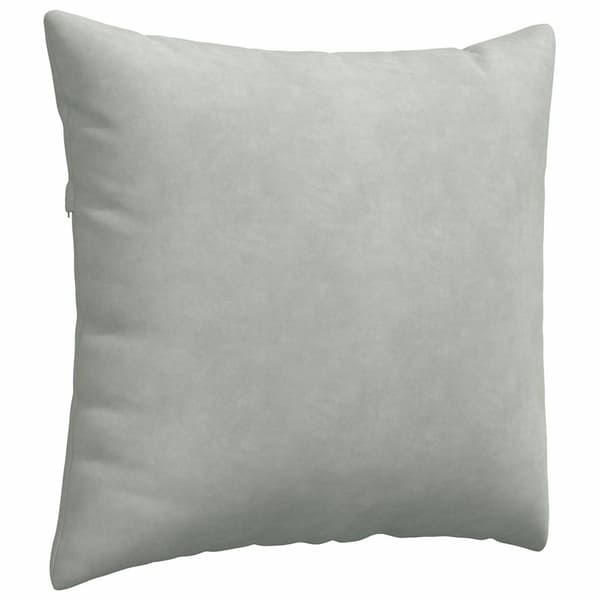 Sofakuddar 2 pcs Ljusgrå 45 x 45 cm Kordread tyg