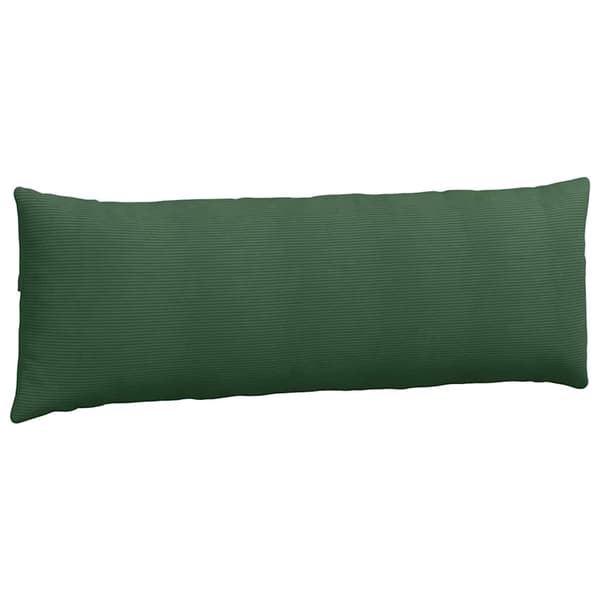 Sofakuddar 2 pcs Mörkgrön 120 x 40 cm Kordread tyg