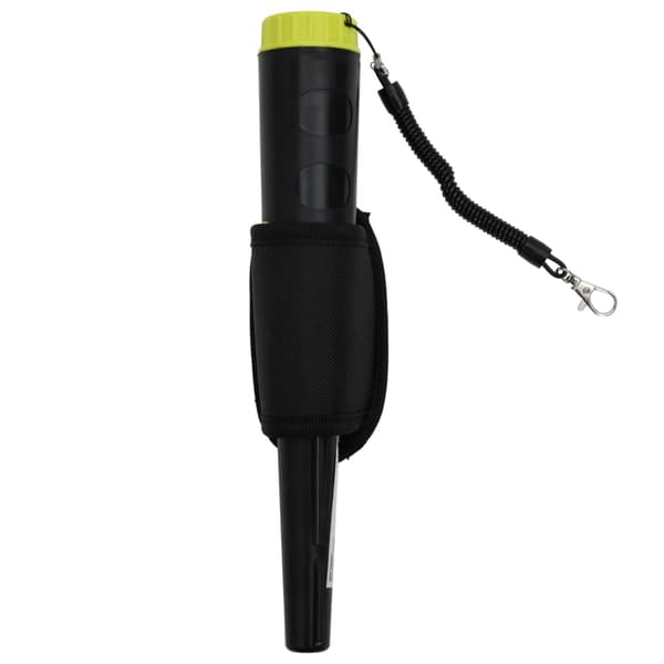 Metalldetektor pinpointer med LCD Display svart och gul