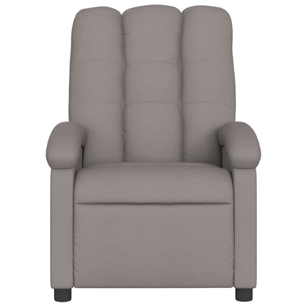 Reclinerfåtölj taupe tyg