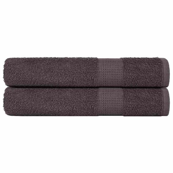 Handdukar FROGN 2 st antracit 100x200 cm 360 gsm