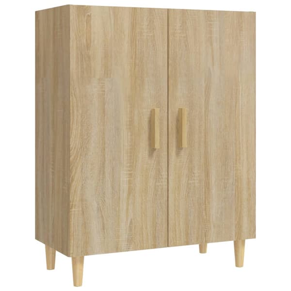 Skänk sonoma-ek 70x34x90 cm konstruerat trä
