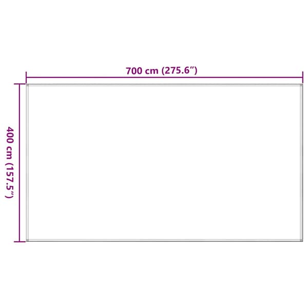 Tältmatta 400x700 cm beige