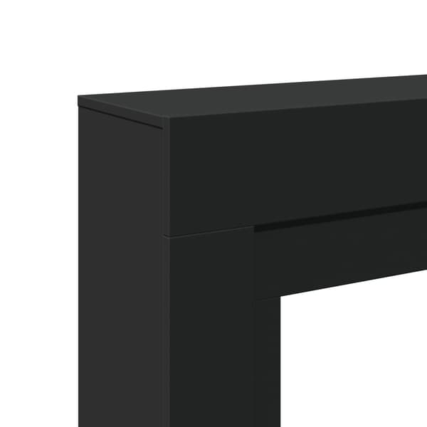 Spiselkrans svart 100x30x87,5 cm konstruerat trä