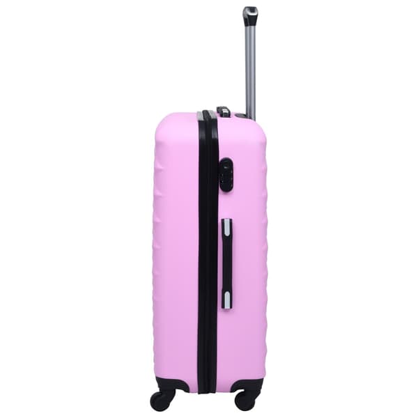 Hårda resväskor rosa ABS