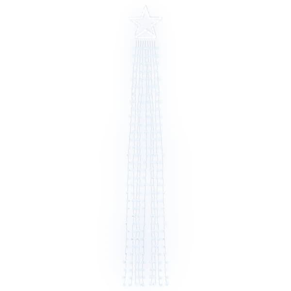 Julgransbelysning 320 LED kallvit 375 cm