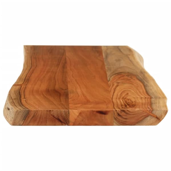 Bordsskiva 80x40x3,8 cm rektangulär massiv akacia rustik kant